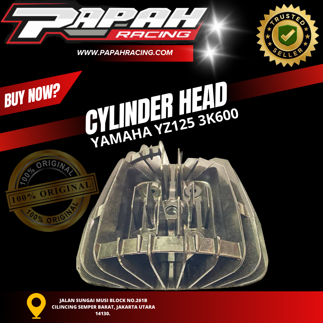 CYLINDER HEAD YAMAHA YZ125 3K600